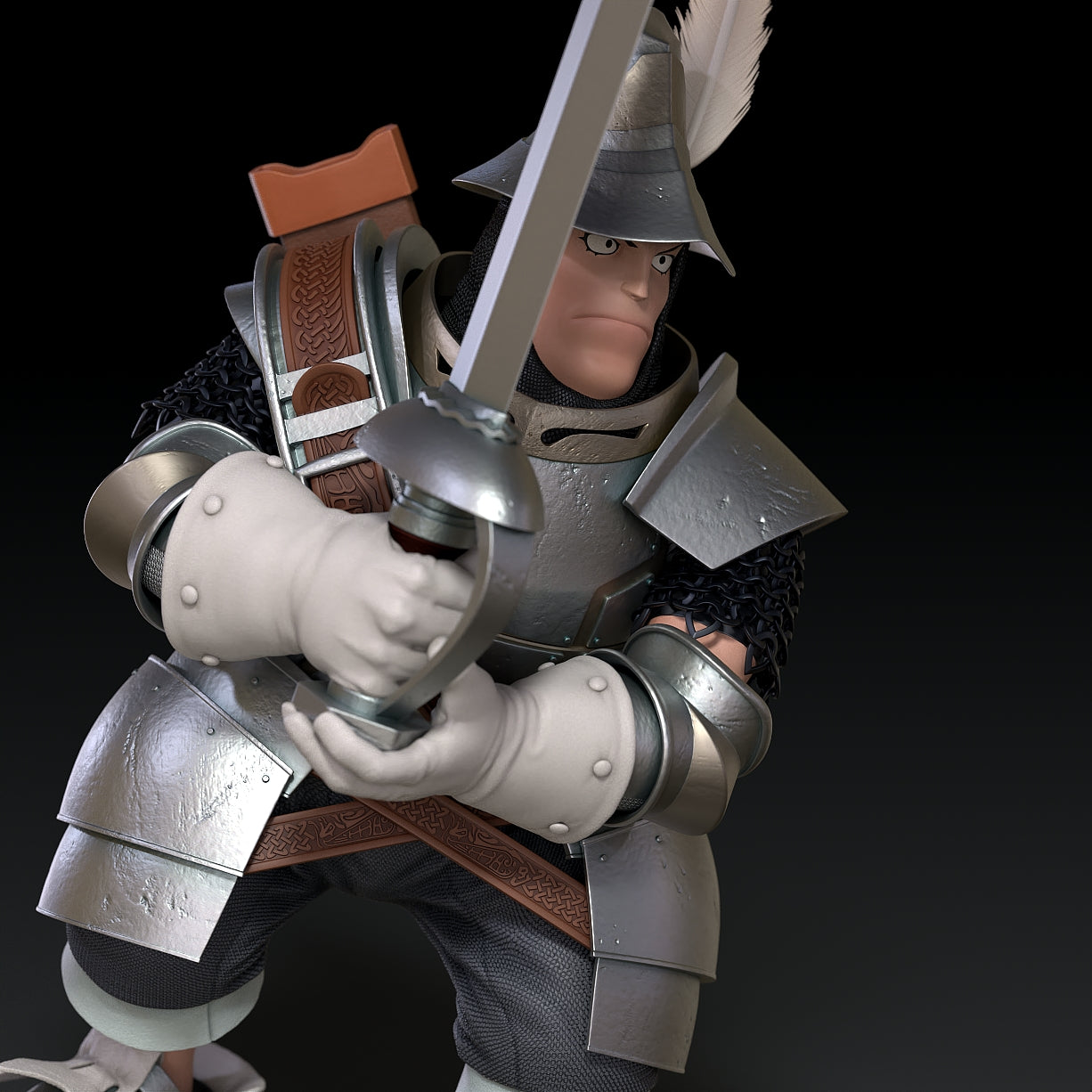 Final Fantasy - Steiner | 1:4 Resin Statue | by Solar Studio