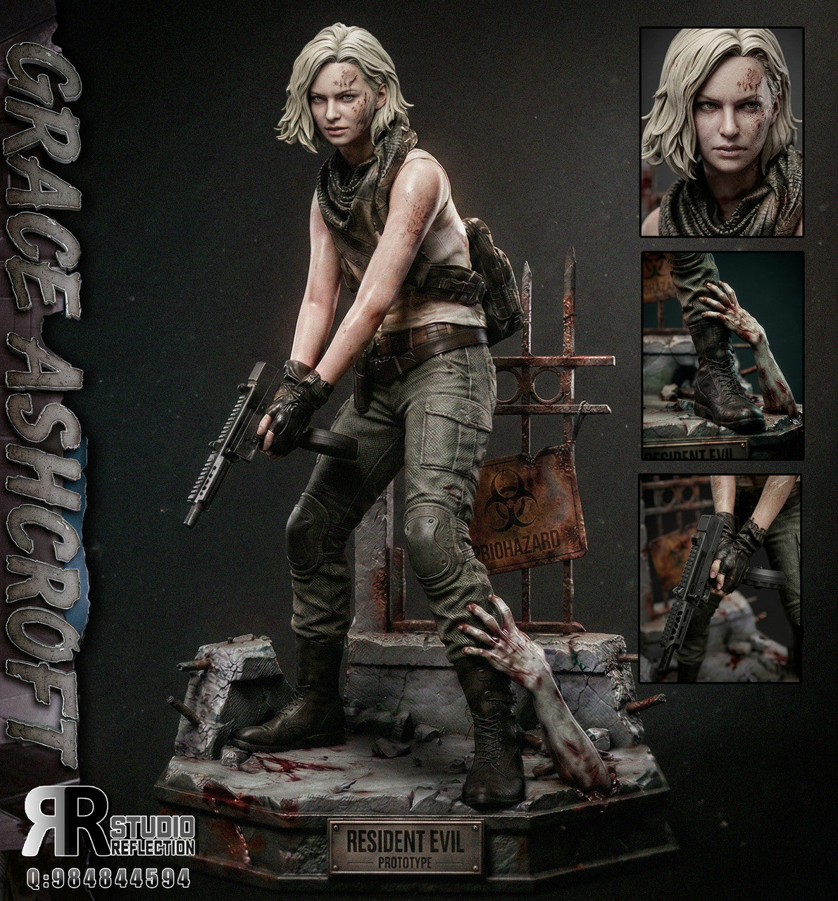 gwgw　クレアスキン Resident Evil - Grace Ashcroft | 1:4 Resin Statue | by Reflection