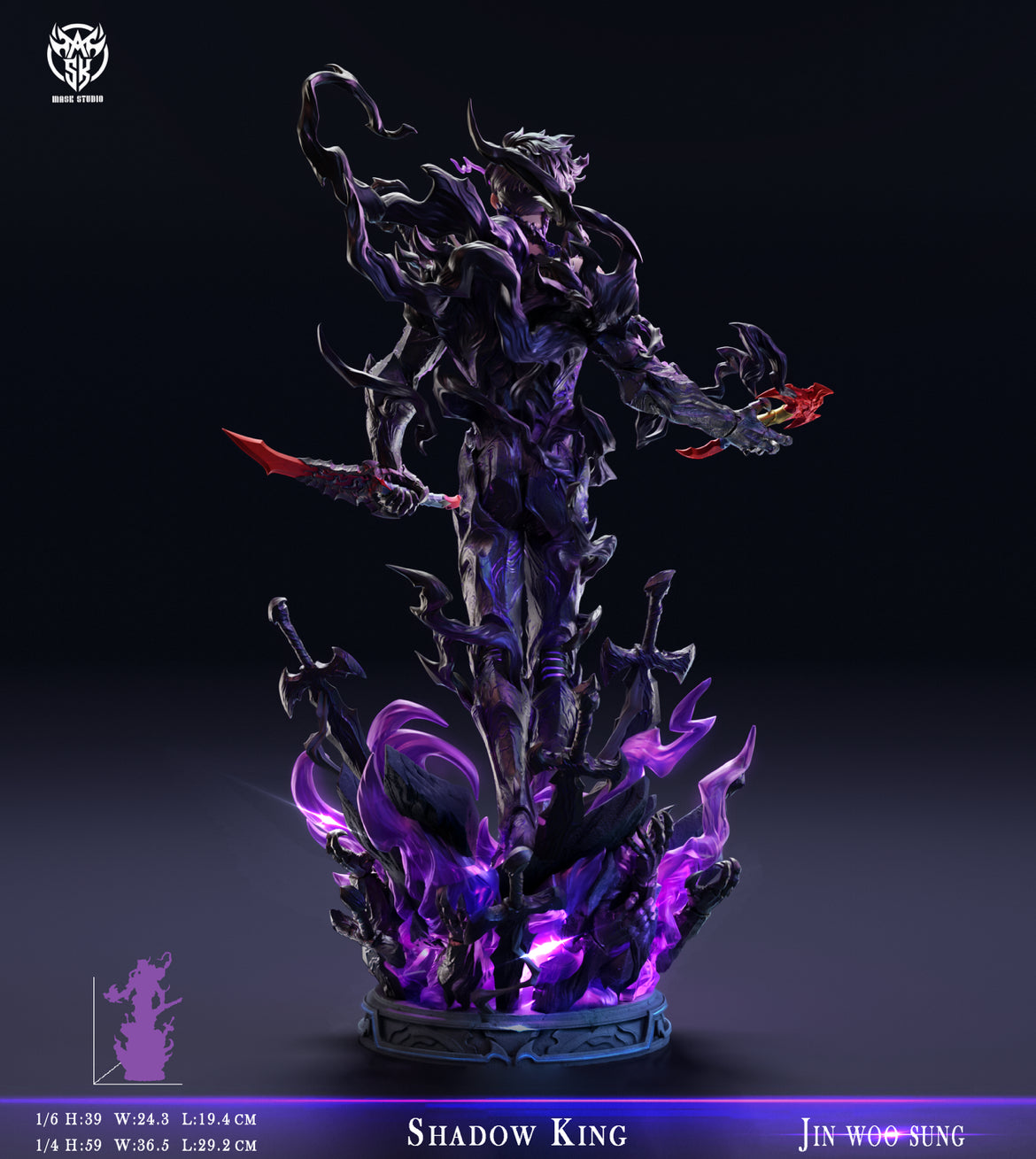 Solo Leveling - Sung Jinwoo | 1:4 Resin Statue | von Mask Studio