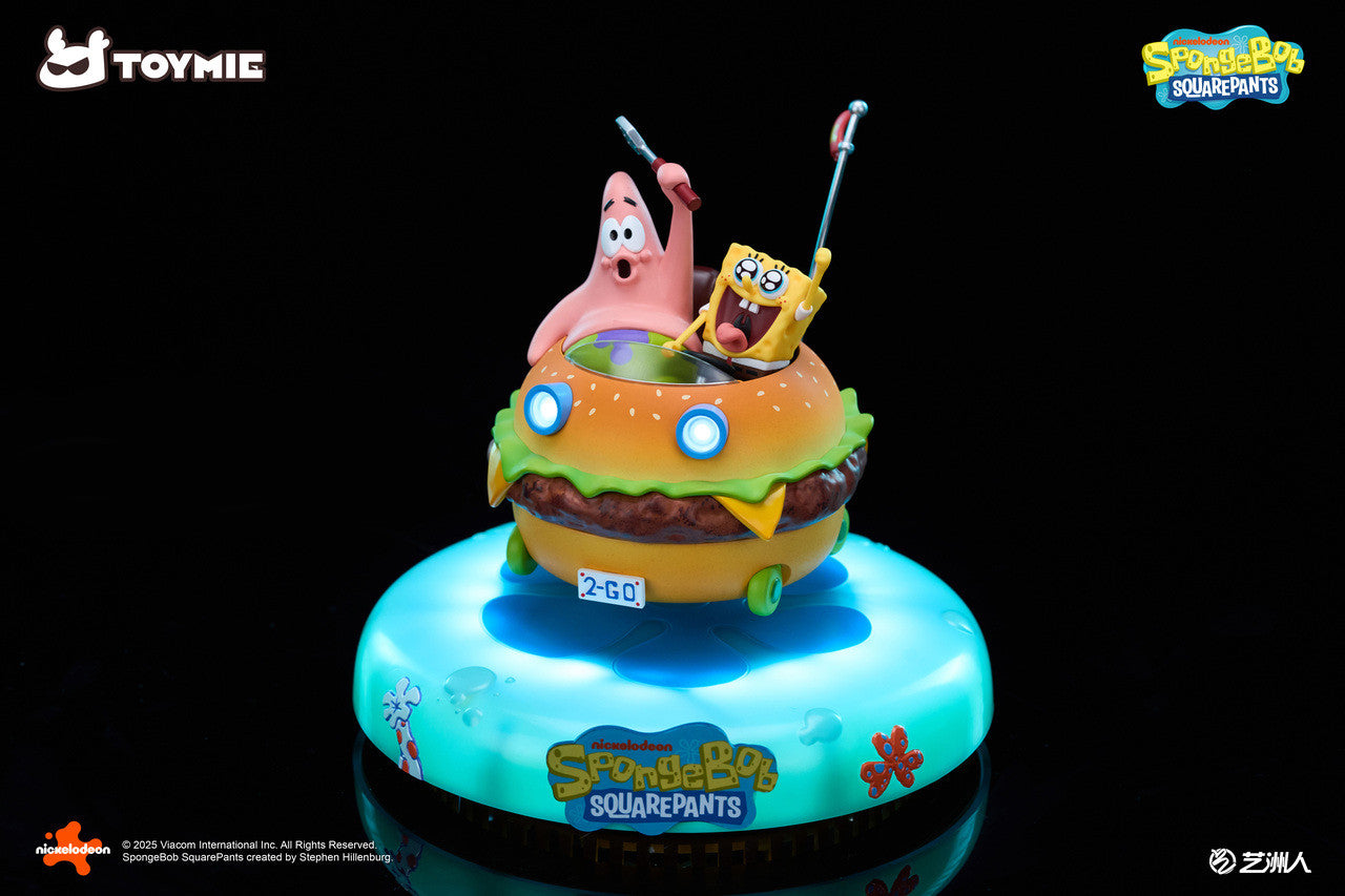 SpongeBob SquarePants - Krabby patty Magnetic car | Resin Statue | by | Toymie Studio