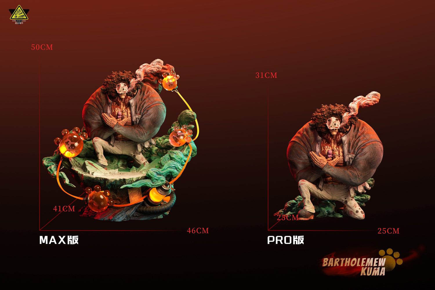 One Piece - Bartholomew Kuma | 1:4 Resin Statue | von Super Bomb Studio