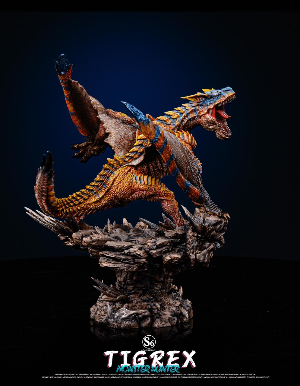 Monster Hunter - Tigrex | Resin Statue | by S6 Studio