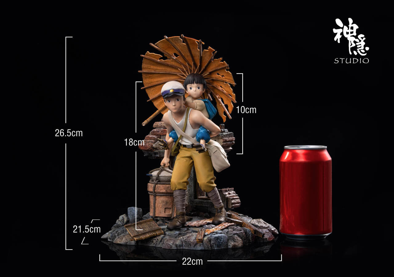 Grave of the Fireflies - Seita & Setsuko | Resin Statue | by ShenYin Studio