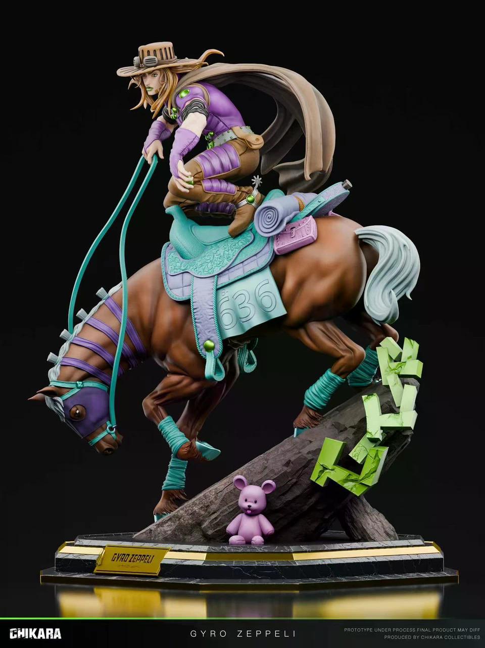 JoJo’s Bizarre Adventure - Gyro Zeppeli | 1:4 Resin Statue | by Chikara Studio