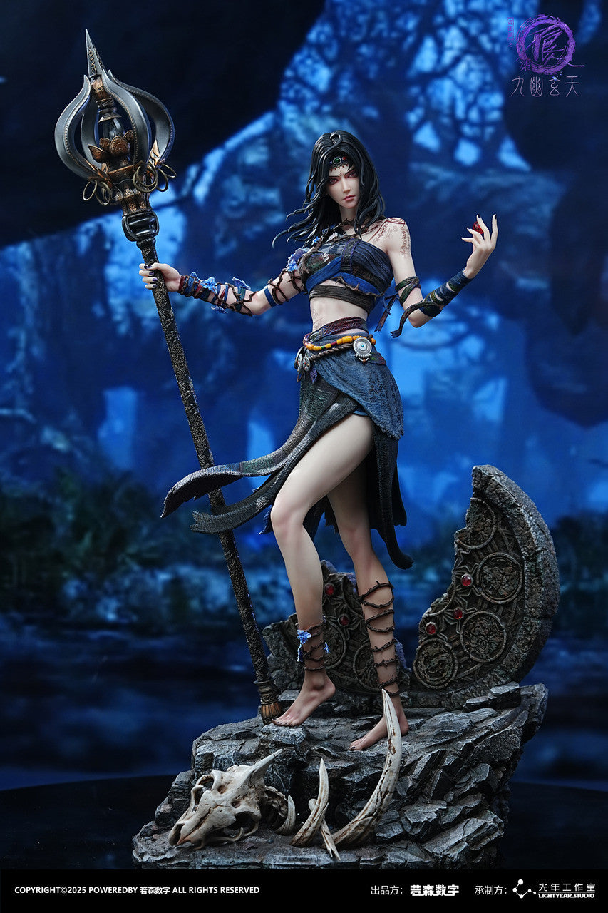 Drawing Jianghu: The Degenerate - Yelu Zhiwu | Resin Statue | by LightYear Studio