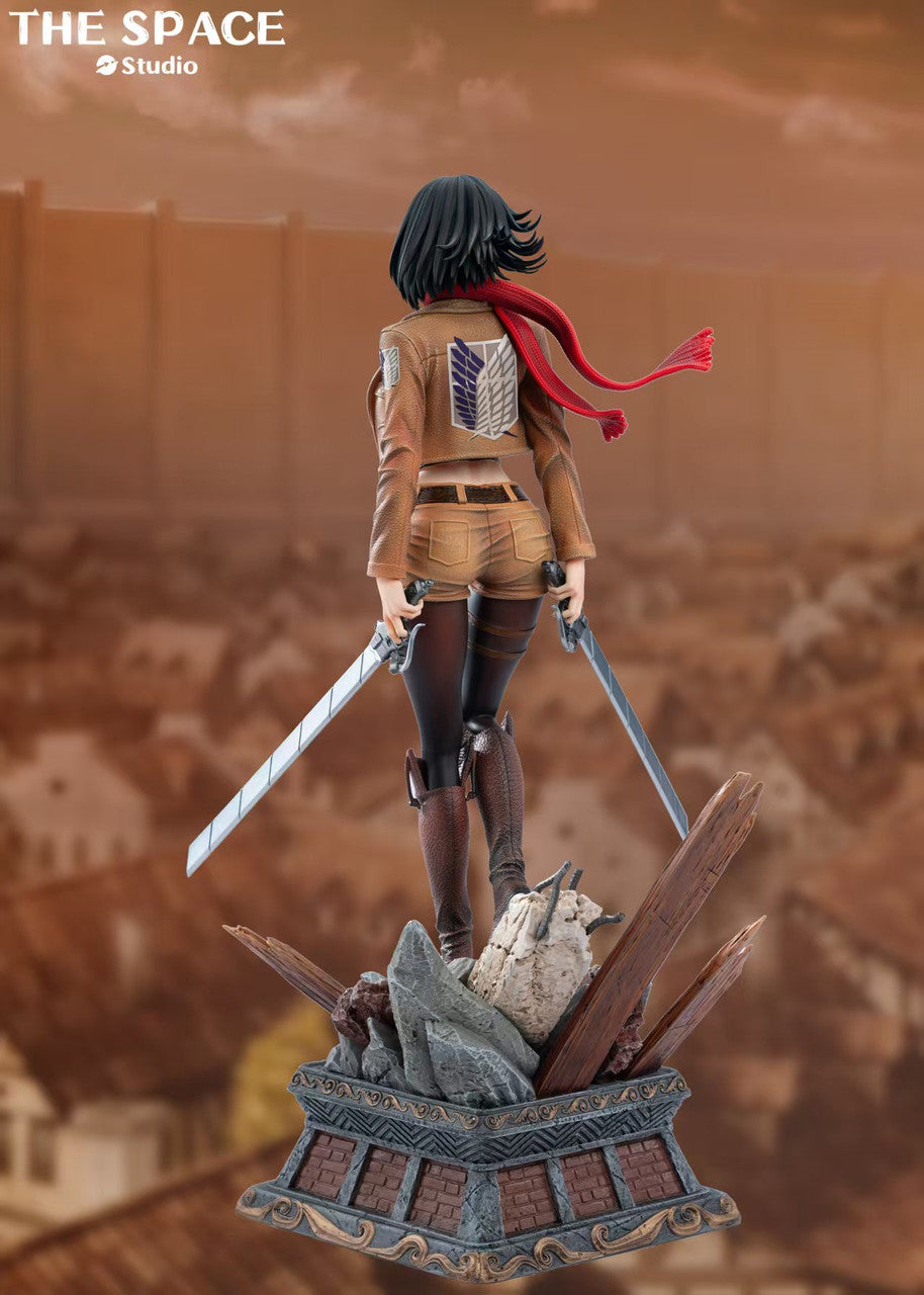 Attack on Titan - Mikasa Ackerman | 1:6/1:4 Resin Statue | by The Space Studio