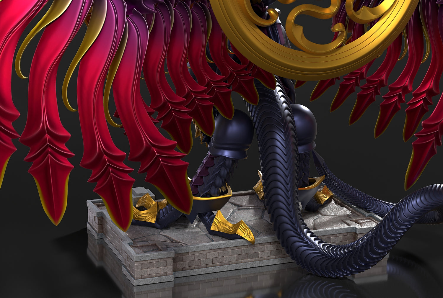 Final Fantasy - Bahamut | Resin Statue | by Solar Studio