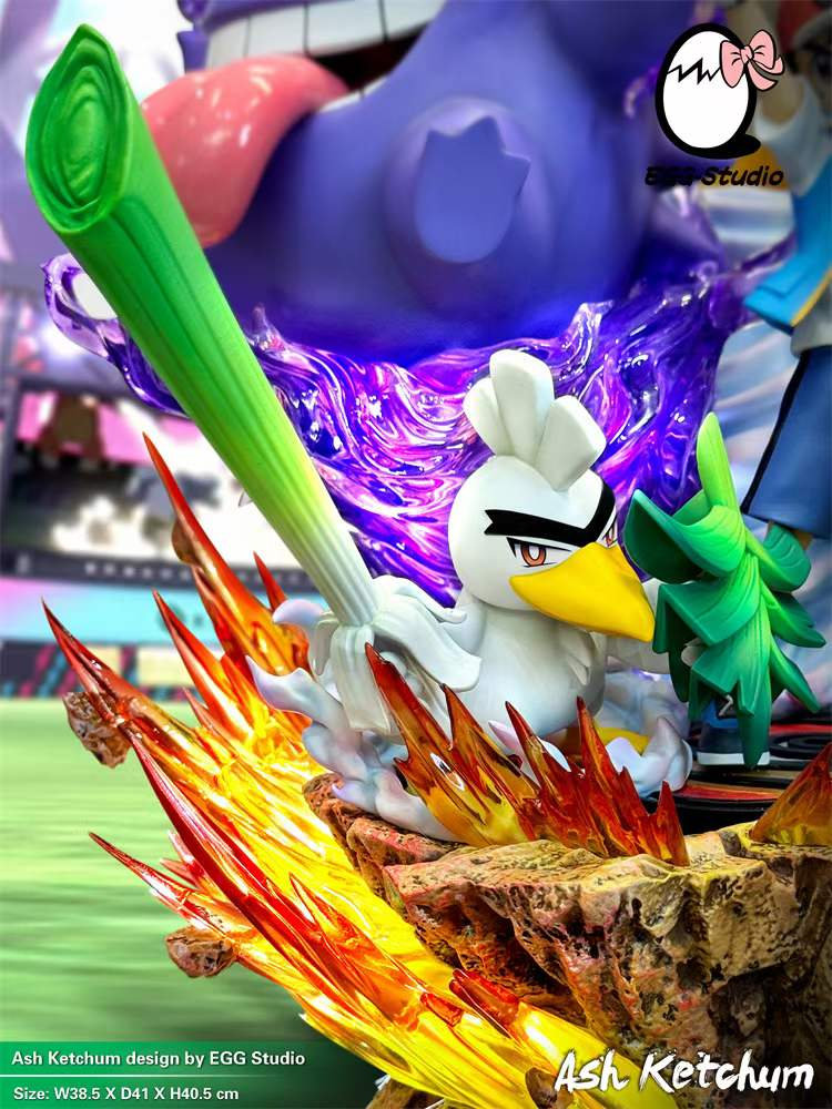 Pokemon - Champion Ash Ketchum | Resin Statue | by EGG Studio