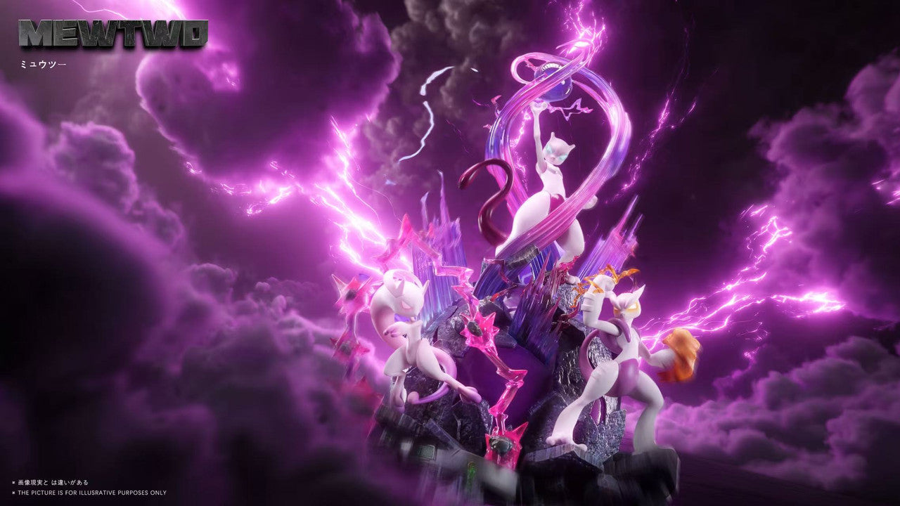 Pokemon - Mewtwo Group | 1:20 Resin Statue | by JP Studio