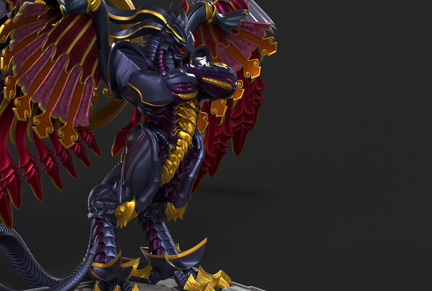 Final Fantasy - Bahamut | Resin Statue | by Solar Studio
