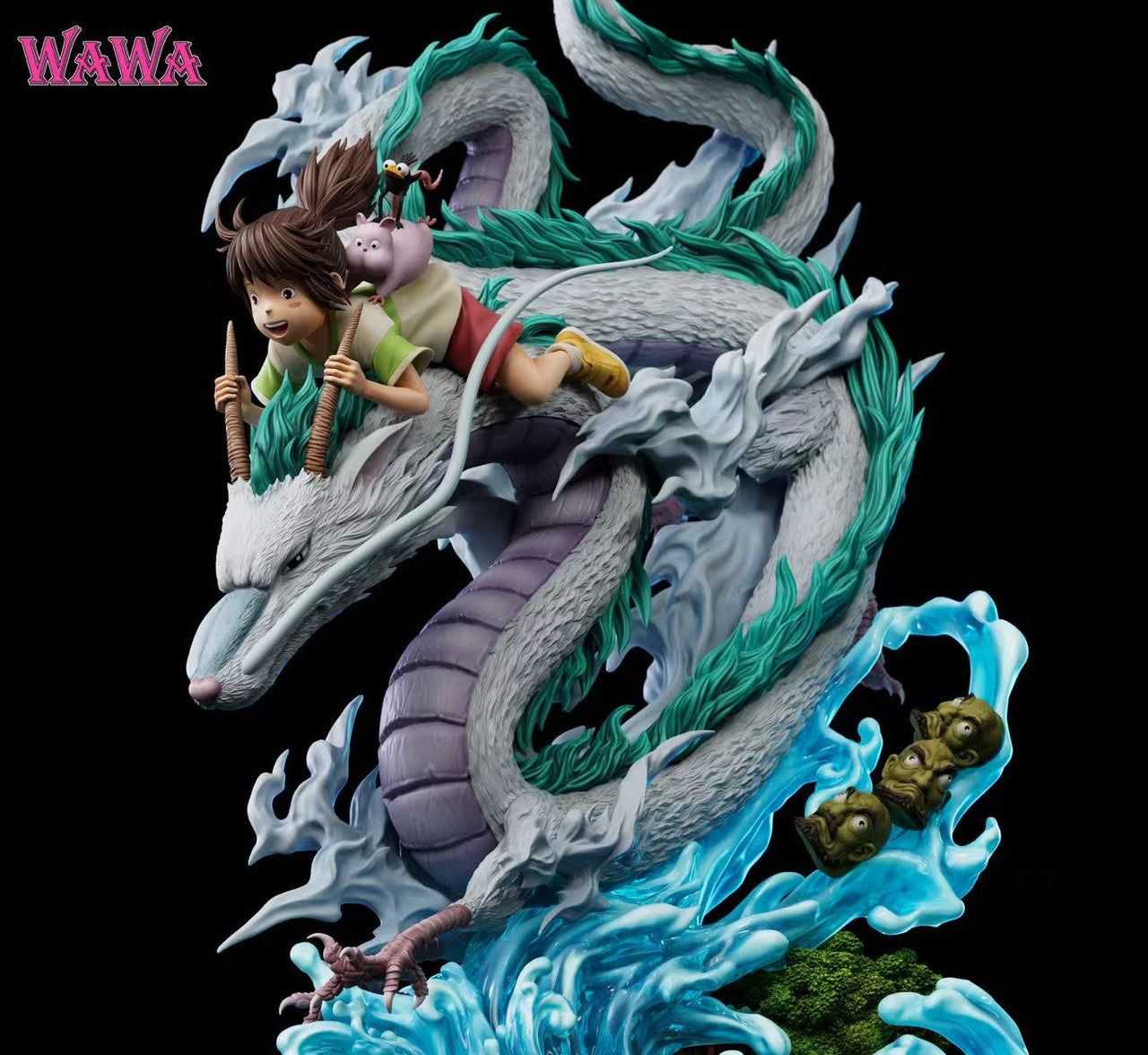 Spirited Away - Chihiro Ogino & Haku | Resin Statue | by WAWA Studio