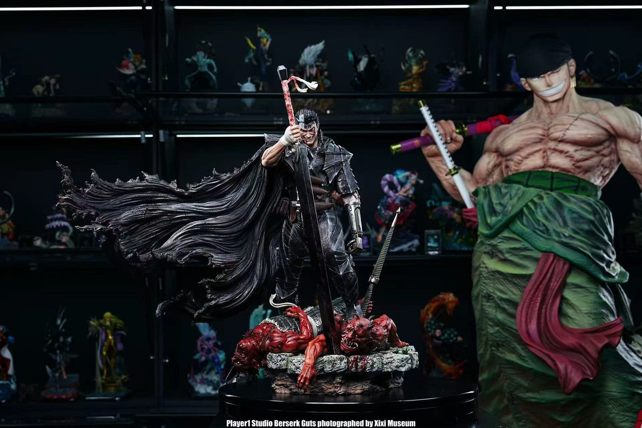 Berserk - Guts and The Berserk Armour | 1:4 Resin Statue | by Player 1 Studio Versus Series