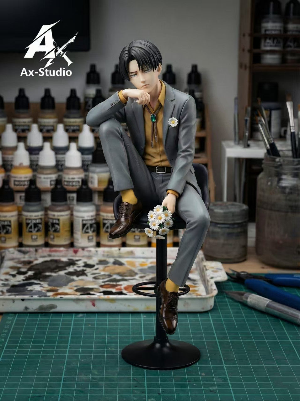 Attack on Titan - Levi Ackerman | Resin Statue | by AAxAX Studio
