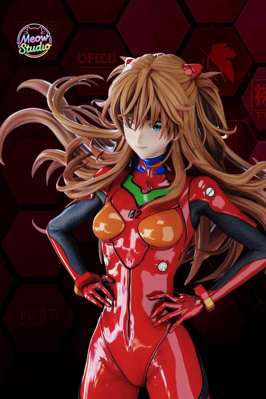 Neon Genesis Evangelion - Asuka combat suit | 1:4/1:1 Resin Statue | by Meow Studio