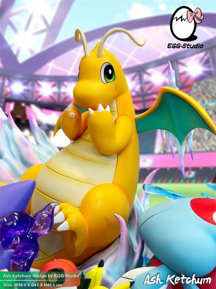 Pokemon - Champion Ash Ketchum | Resin Statue | by EGG Studio