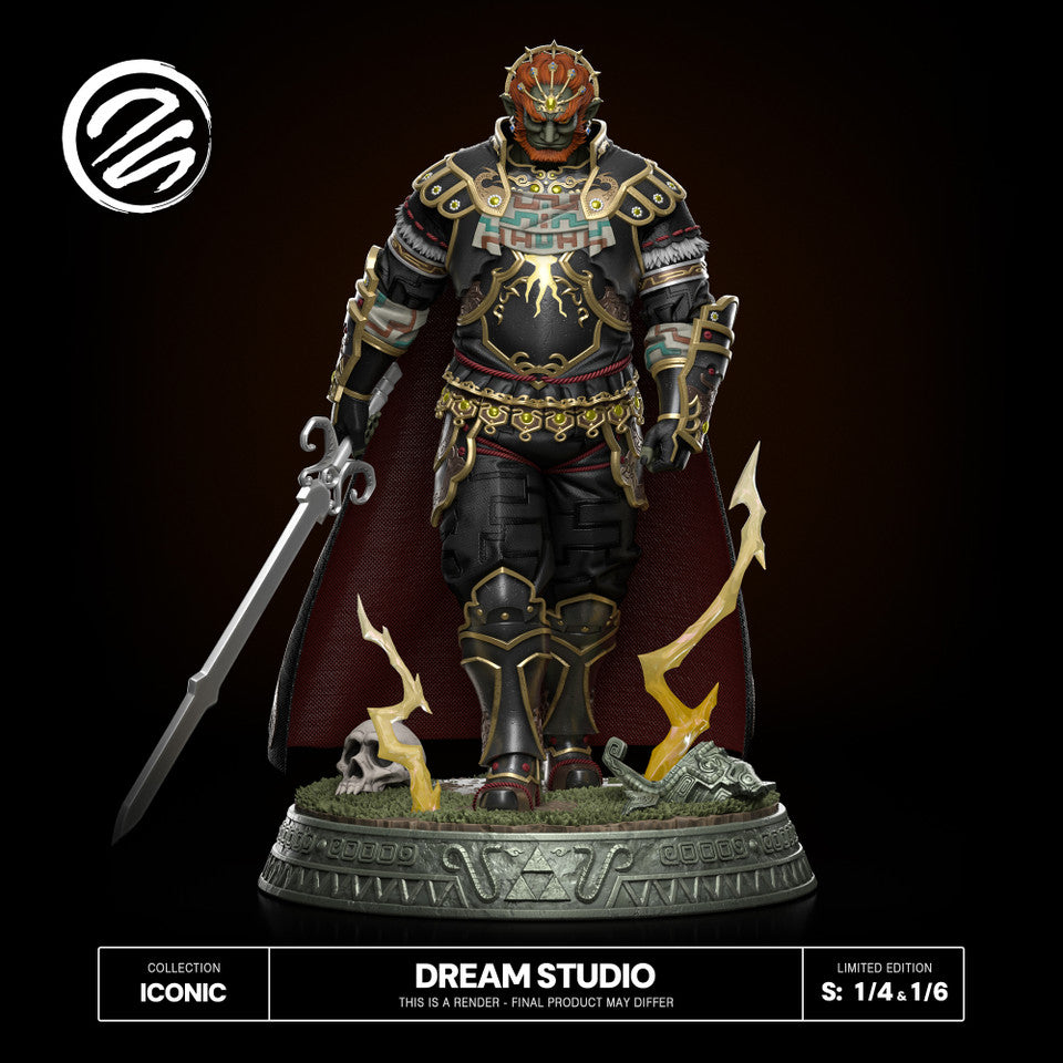 The Legend of Zelda - Ganondorf TP | 1:6/1:4 Resin Statue | by Dream Studio