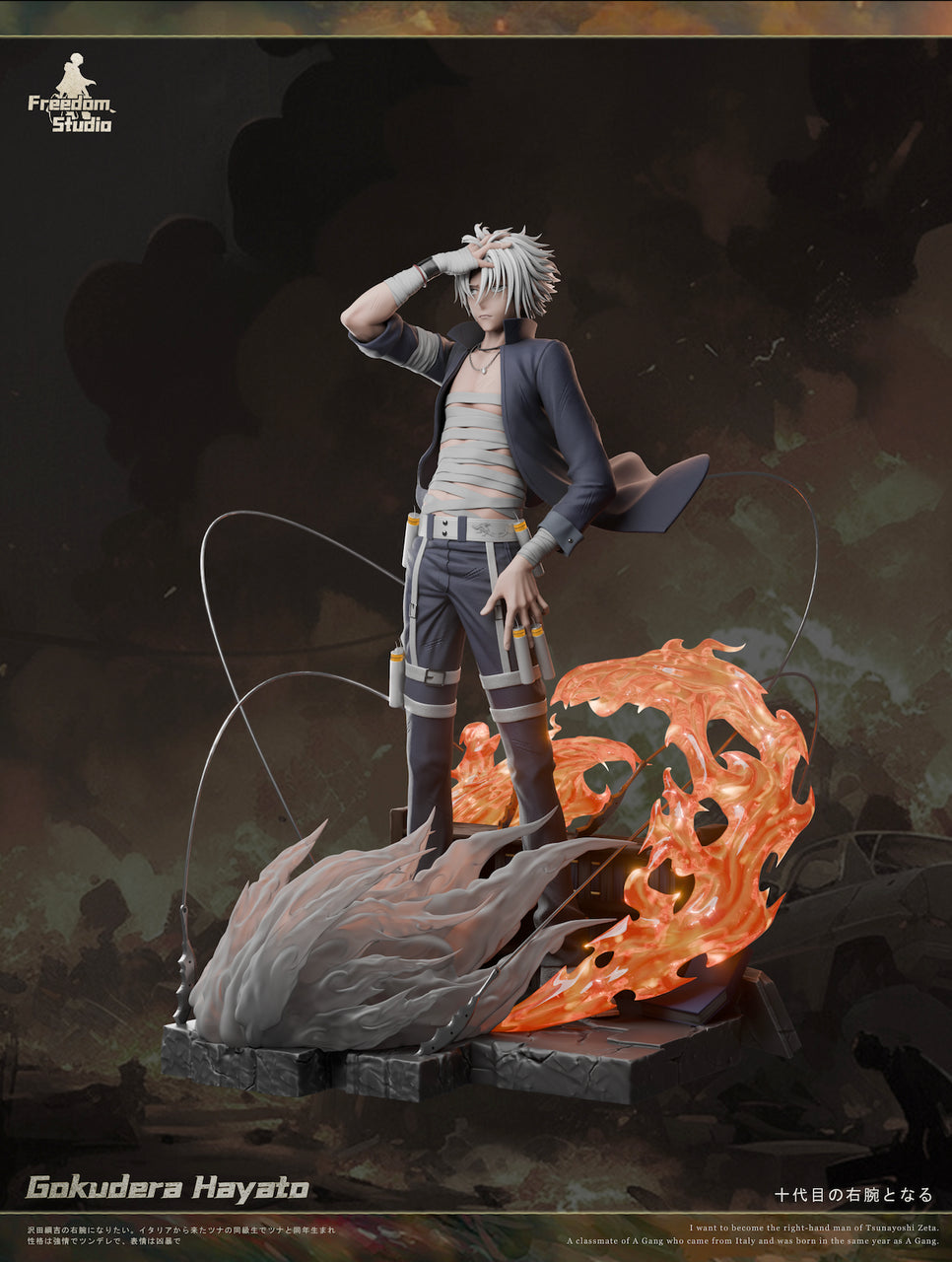 Reborn! - Gokudera Hayato | Resin Statue | by Freedom Studio