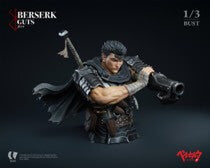 Berserk - Guts The Black Swordsman's Berserk Moment Bust | 1:3 Resin Statue | by BIHS Studio