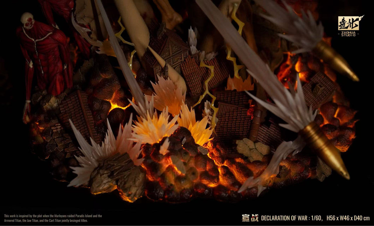 Attack on Titan - Declaration of War | Resin Statue | by ZaoHua Studio