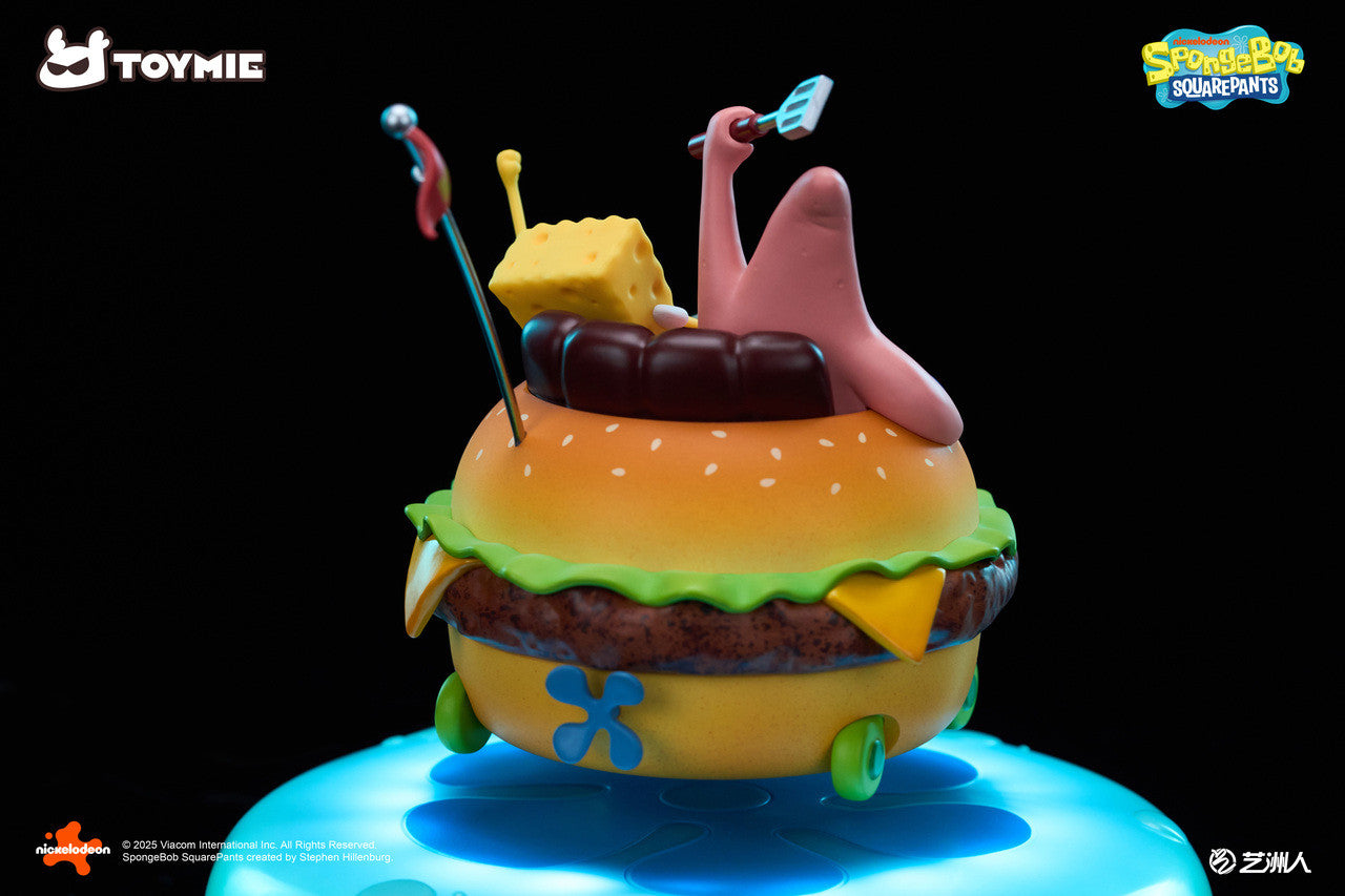 SpongeBob SquarePants - Krabby patty Magnetic car | Resin Statue | by | Toymie Studio