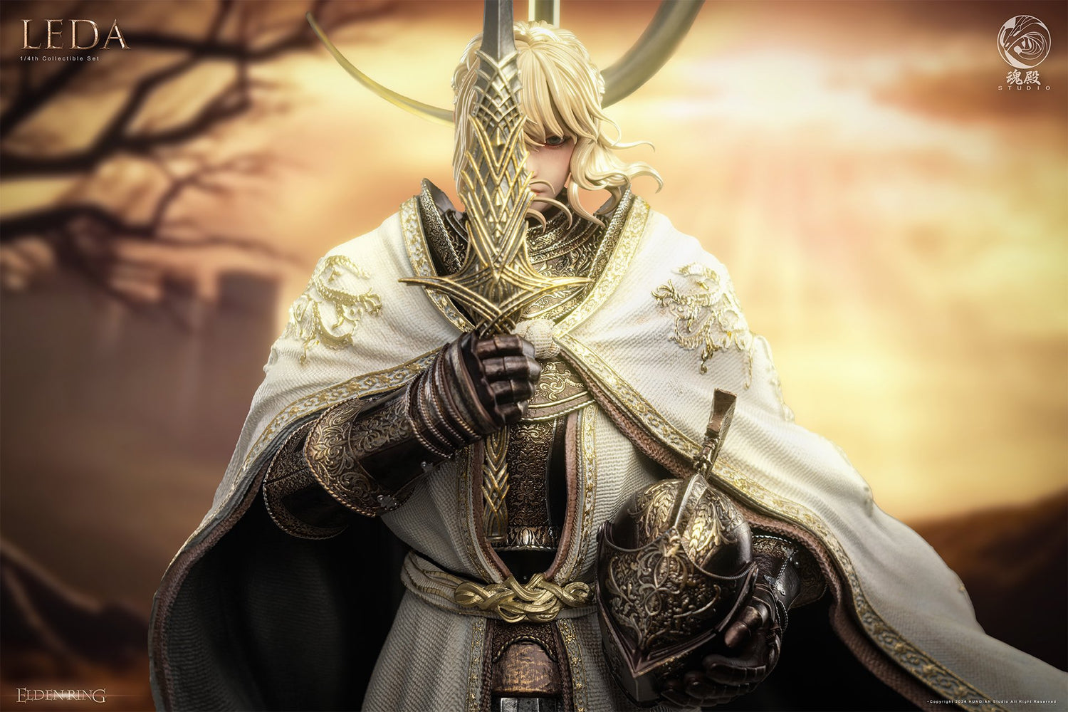 Elden Ring - Needle Knight Leda | 1:4 Resin Statue | von HunDian Studio