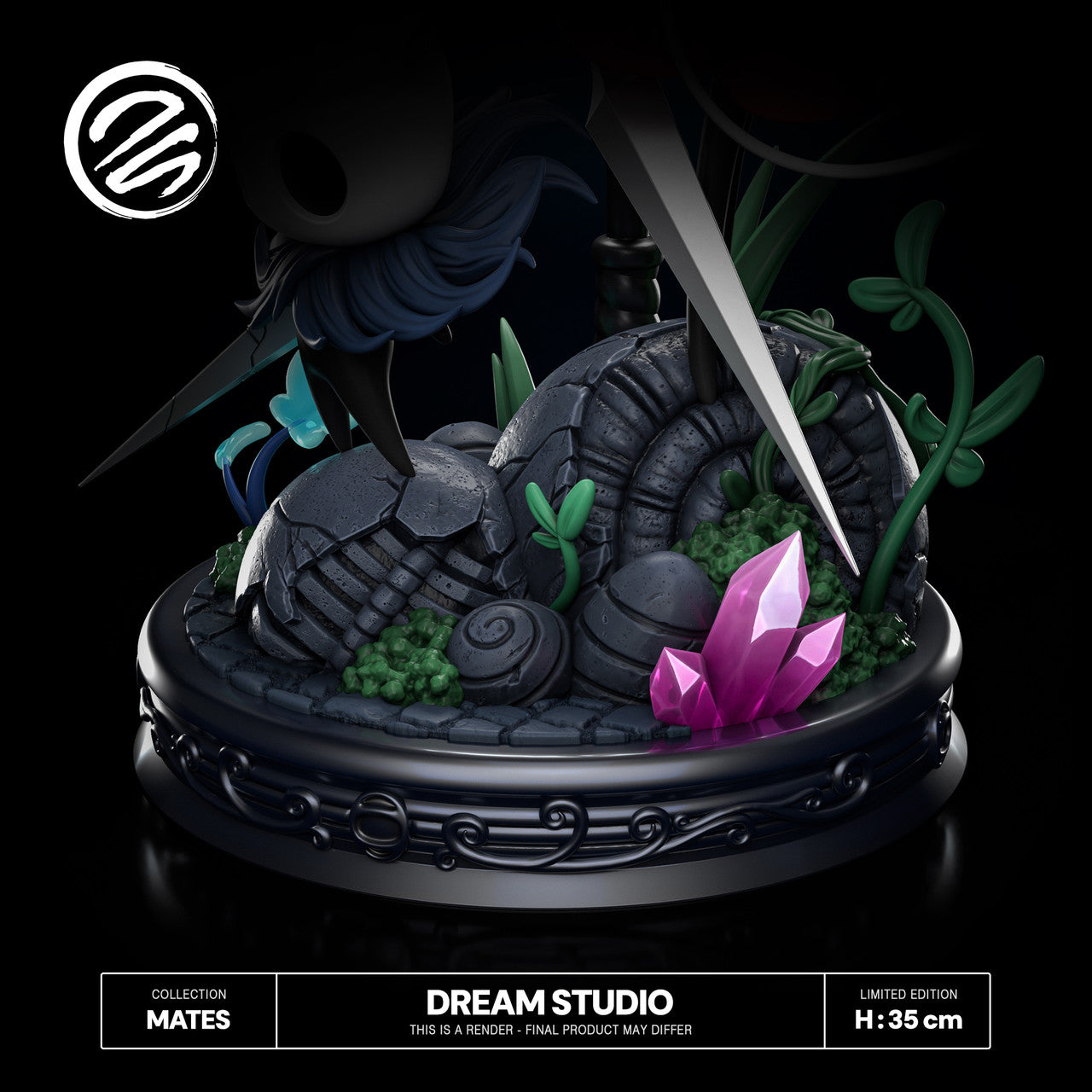 Hollow Knight - Hollow Knight and Hornet | Resin Statue | by Dream Studio