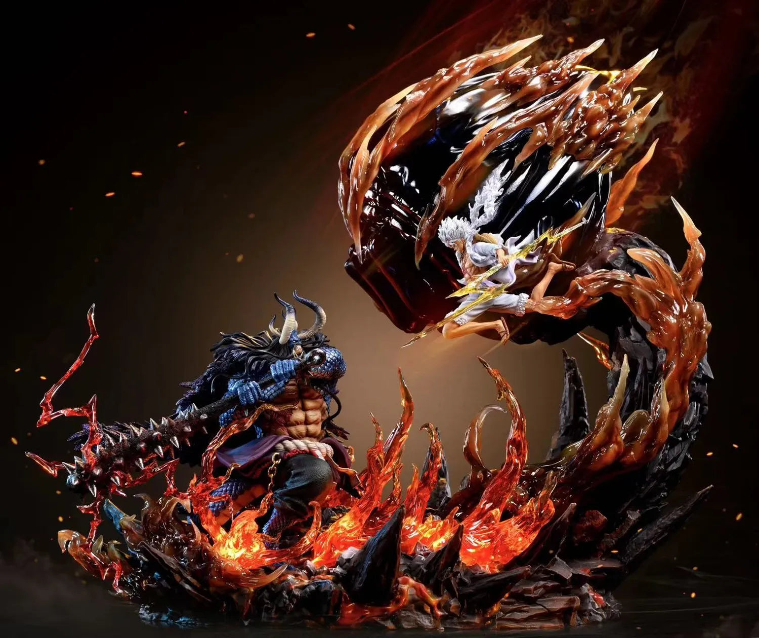 One Piece - Kaido vs. Luffy | 1:6 Resin Statue | by Ventus Studio