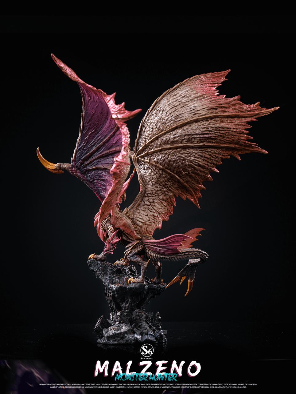 Monster Hunter - Malzeno | Resin Statue | by S6 Studio