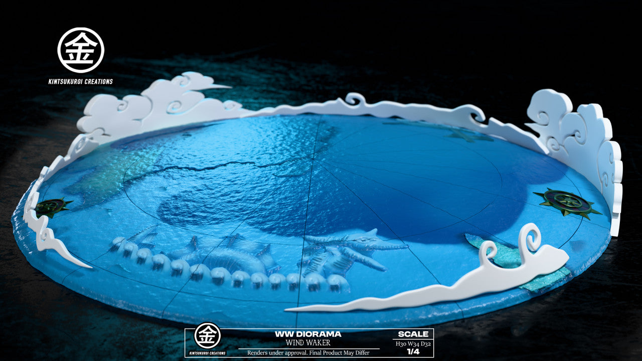 Legend of Zelda - Windwaker Diorama | 1:4 Resin Statue | von Kintsukuroi Creations Studio