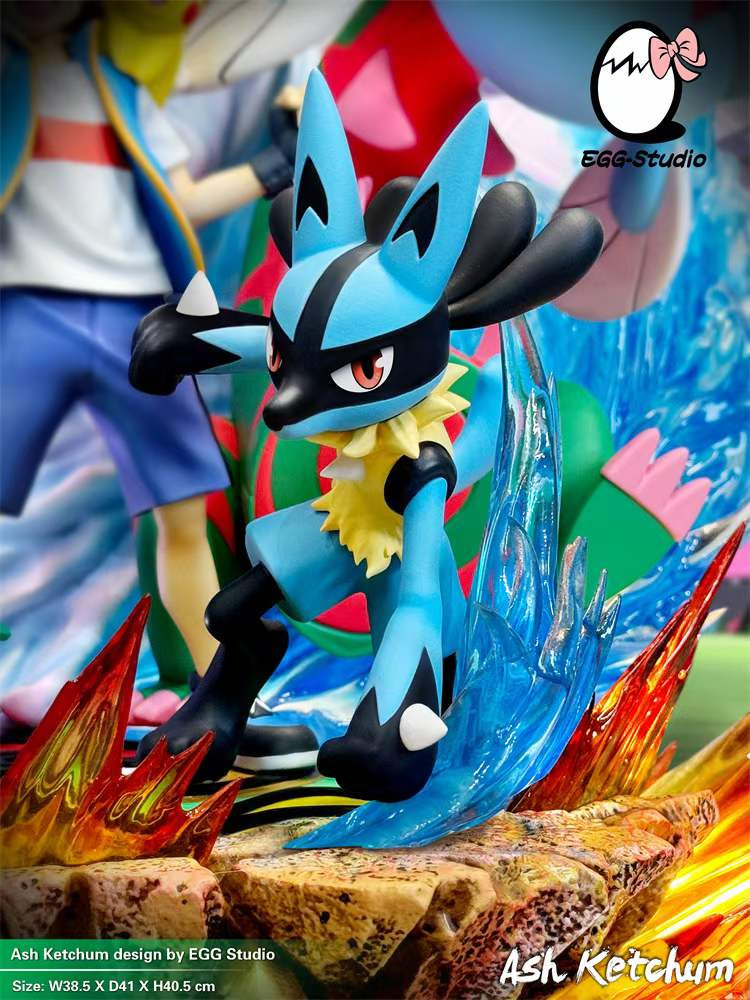 Pokemon - Champion Ash Ketchum | Resin Statue | by EGG Studio
