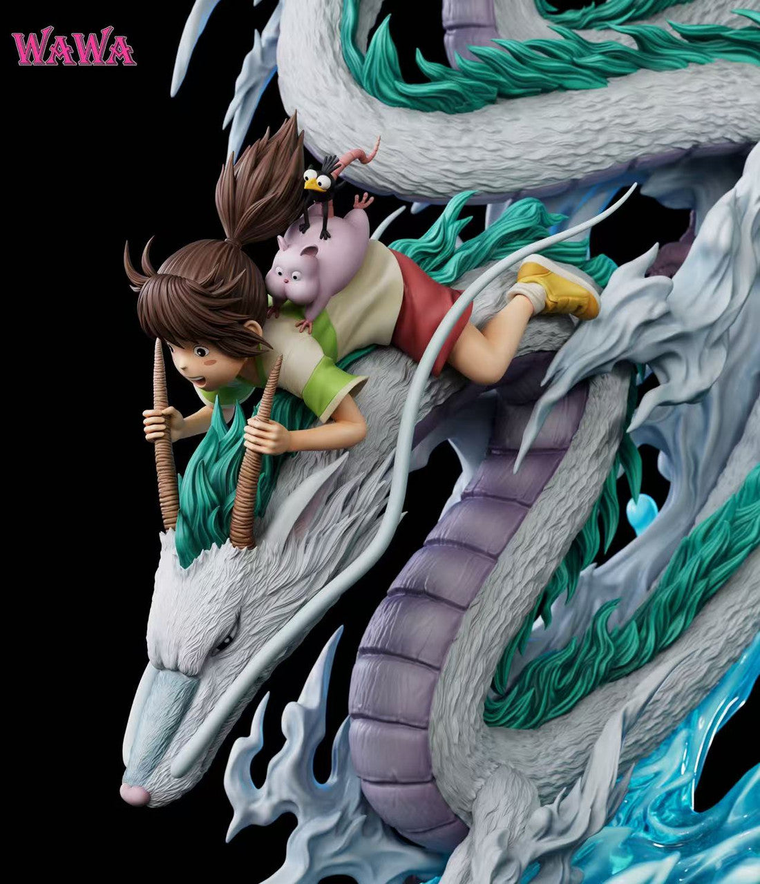Spirited Away - Chihiro Ogino & Haku | Resin Statue | by WAWA Studio