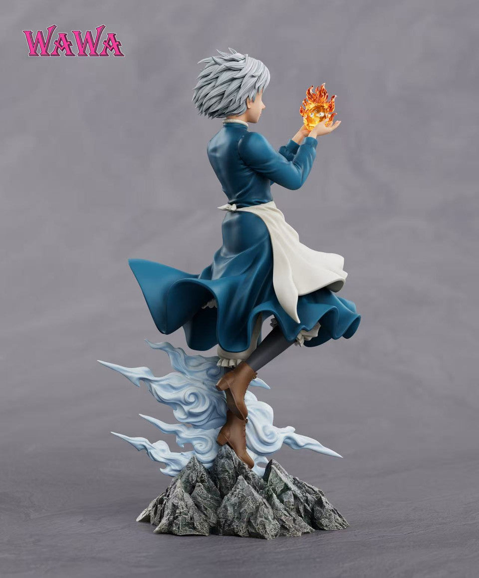 Howl’s Moving Castle - Sophie & Calcifer | Resin Statue | by WAWA Studio