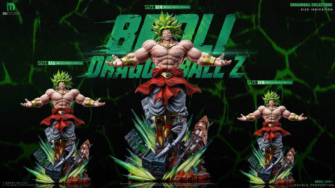 Dragon Ball - Super Saiyan Broly | 1:8/1:6/1:4 Resin Statue | by Du Studio
