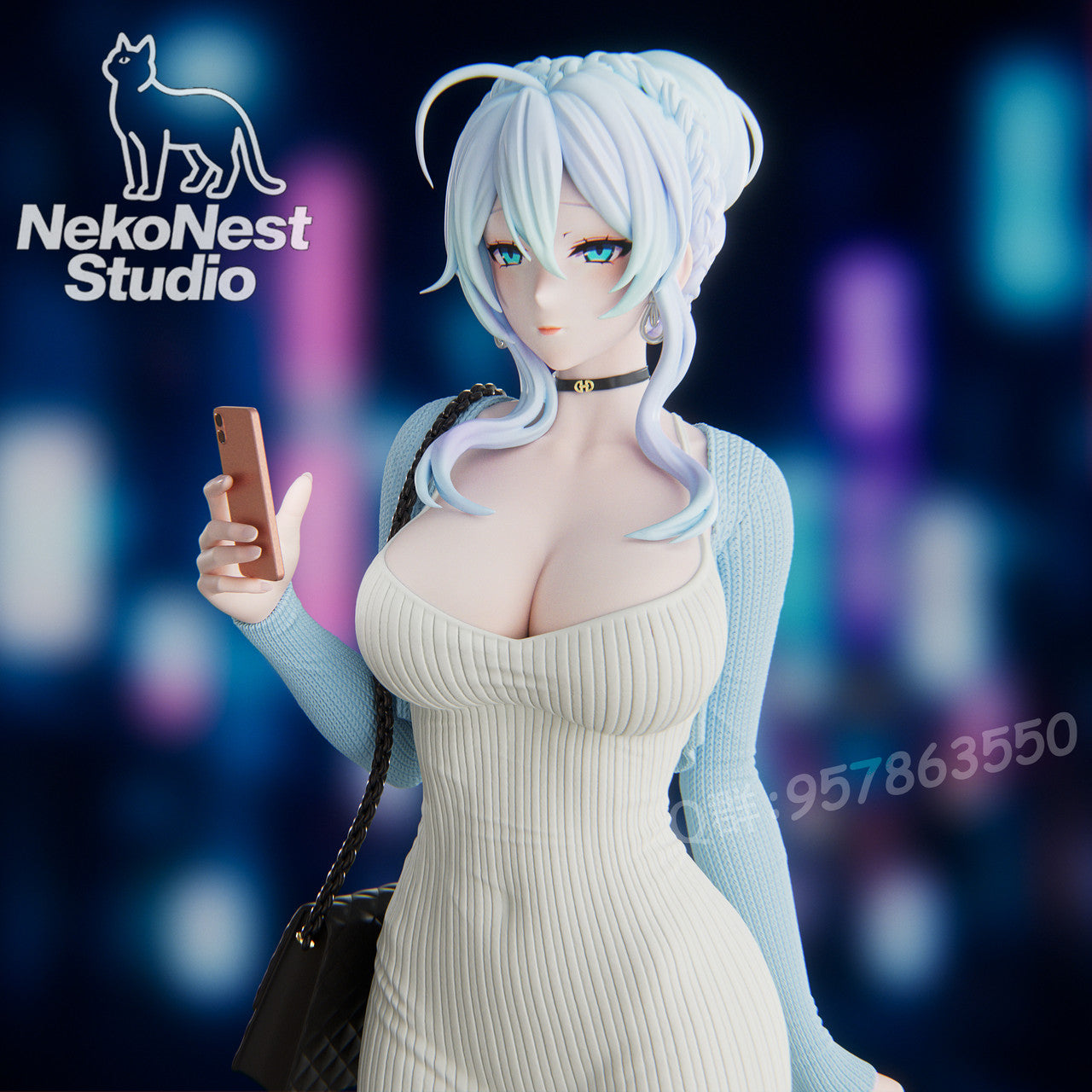 Snow Girl | 1:8 Resin Statue | by NekoNest Studio