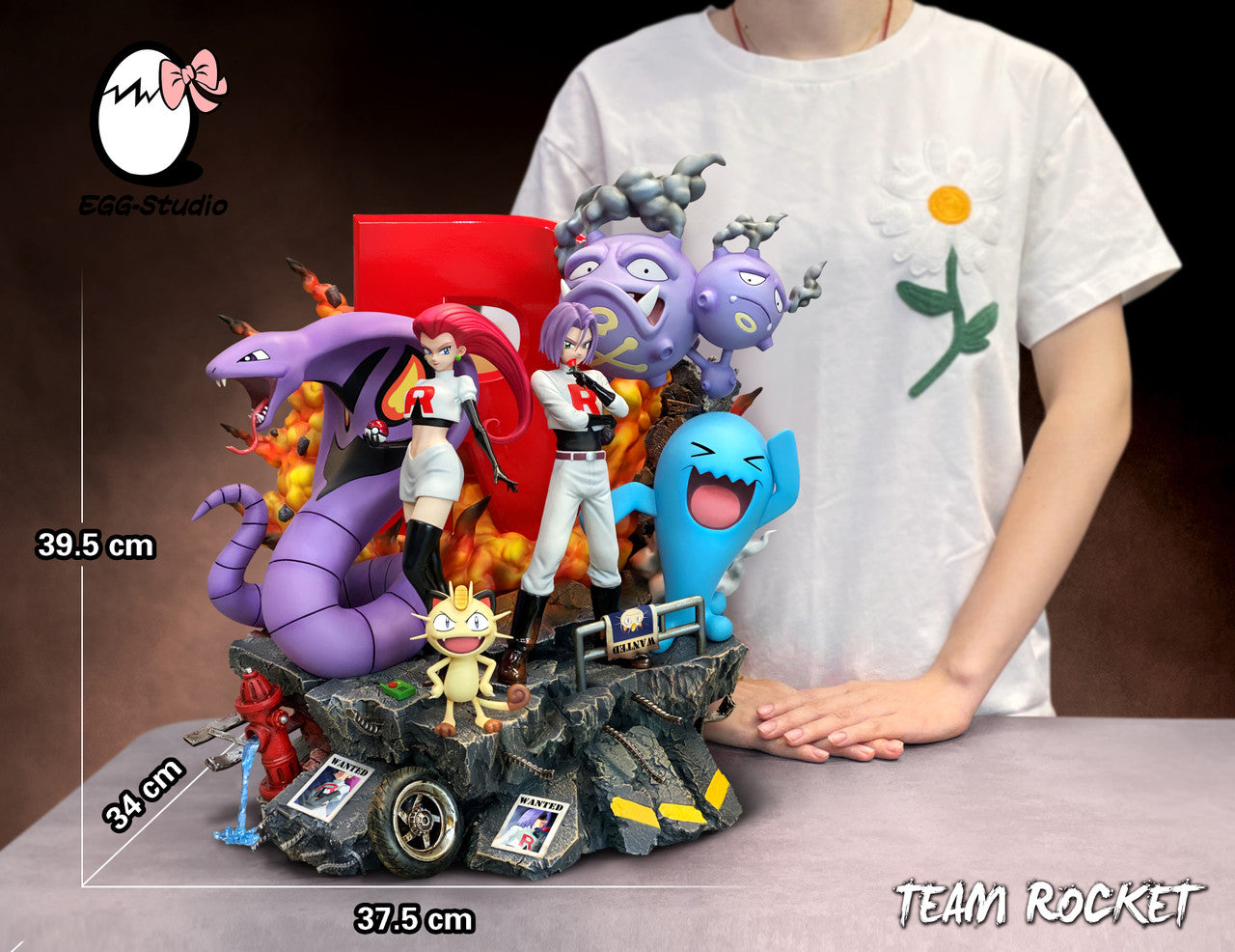 Pokemon - Team Rocket | Resin Statue | by EGG Studio