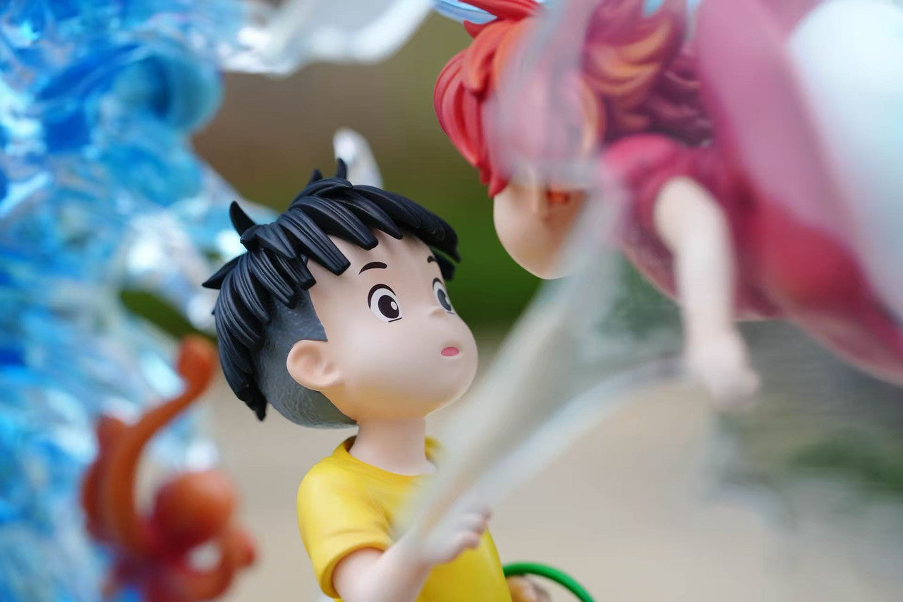 Studio Ghibli - Ponyo on the Cliff 2.0 | Resin Statue | by OPM Studio