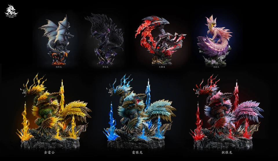 Monster Hunter - Zinogre & Stygian Zinogre & Thunderlord Zinogre