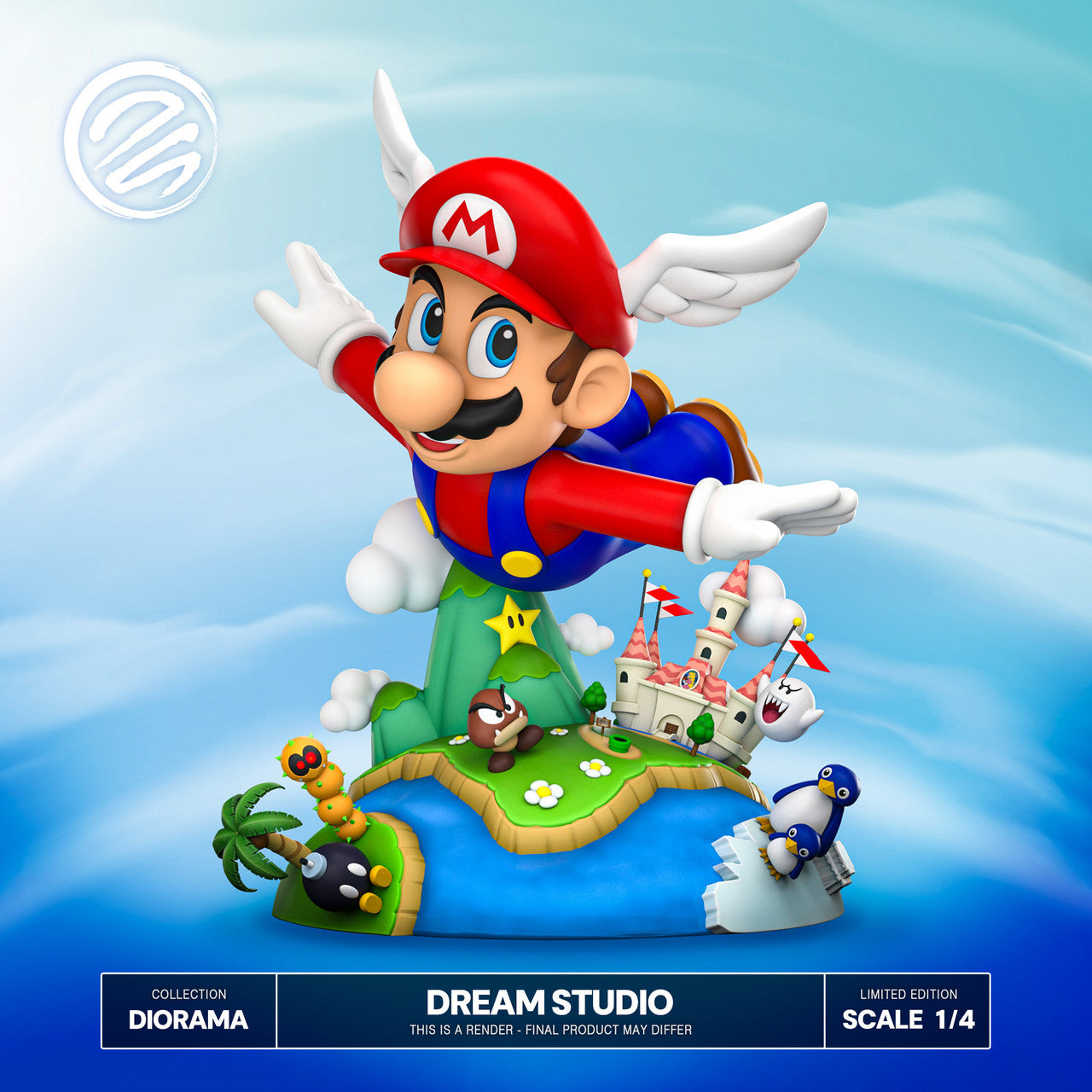 Super Mario - Super Mario 64 | 1:4 Resin Statue | by Dream Studio