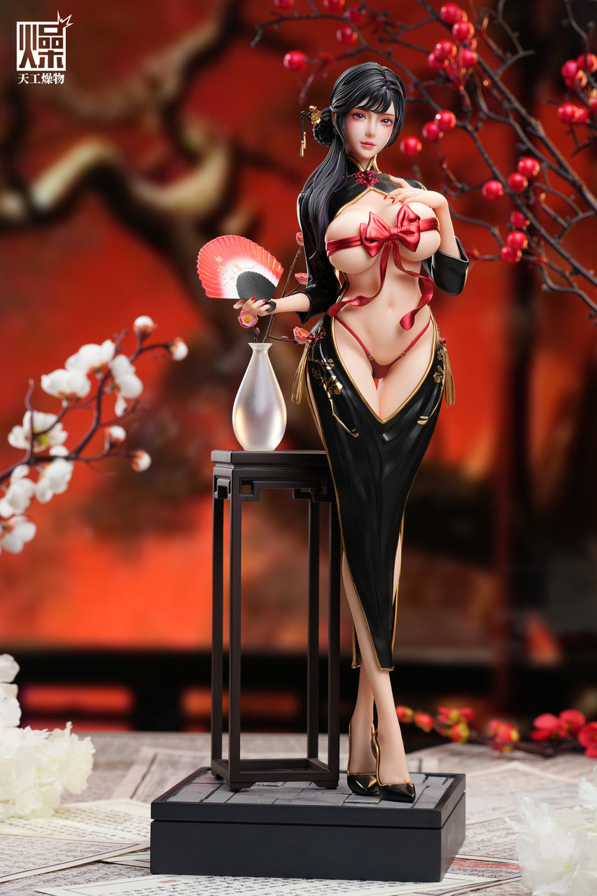 Cheongsam Girl Hongxing | 1:4 Resin Statue | by TGZW Studio