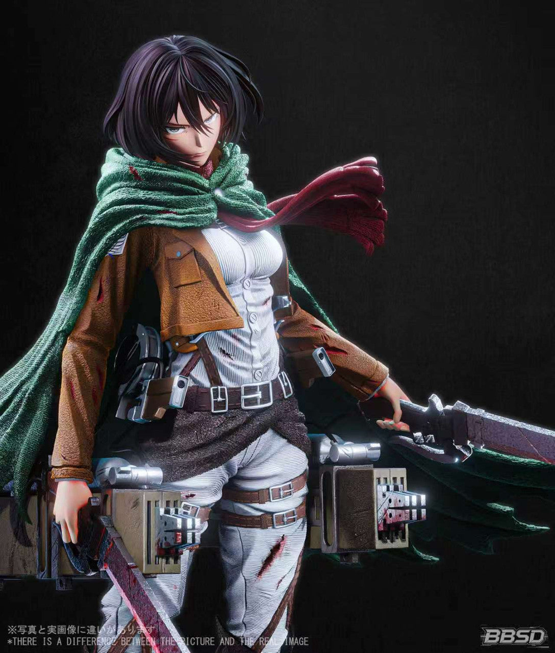 Attack on Titan - Mikasa Ackerman | 1:4 Resin Statue | by BBSD Studio