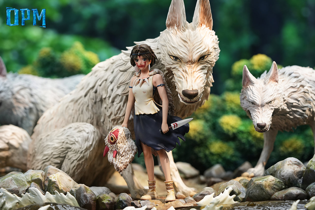 Studio Ghibli - Princess Mononoke | Resin Statue | by OPM Studio Studio Ghibli - Princess Mononoke | Resin Statue | by OPM Studio