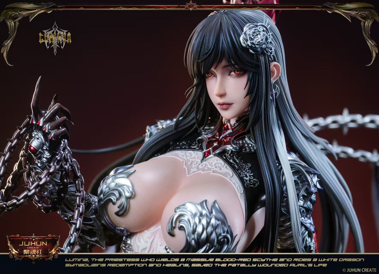 Dragon Taming Priestess Girl Lumina | 1:6 Resin Statue | by JuHunCREATE Studio