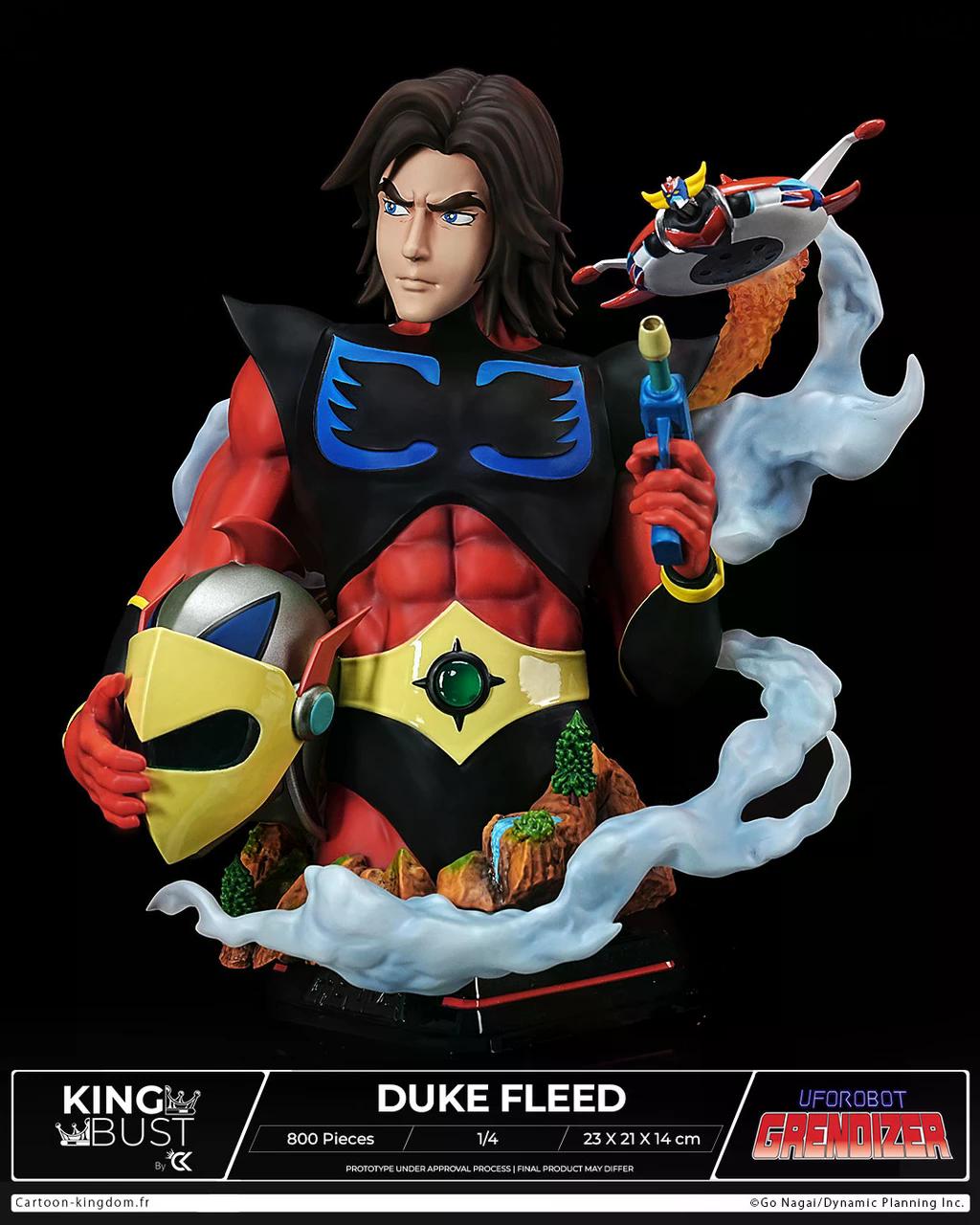 UFO Robot Grendizer - Duke Fleed Bust | 1:4 Resin Statue | by Cartoon Kingdom Studio