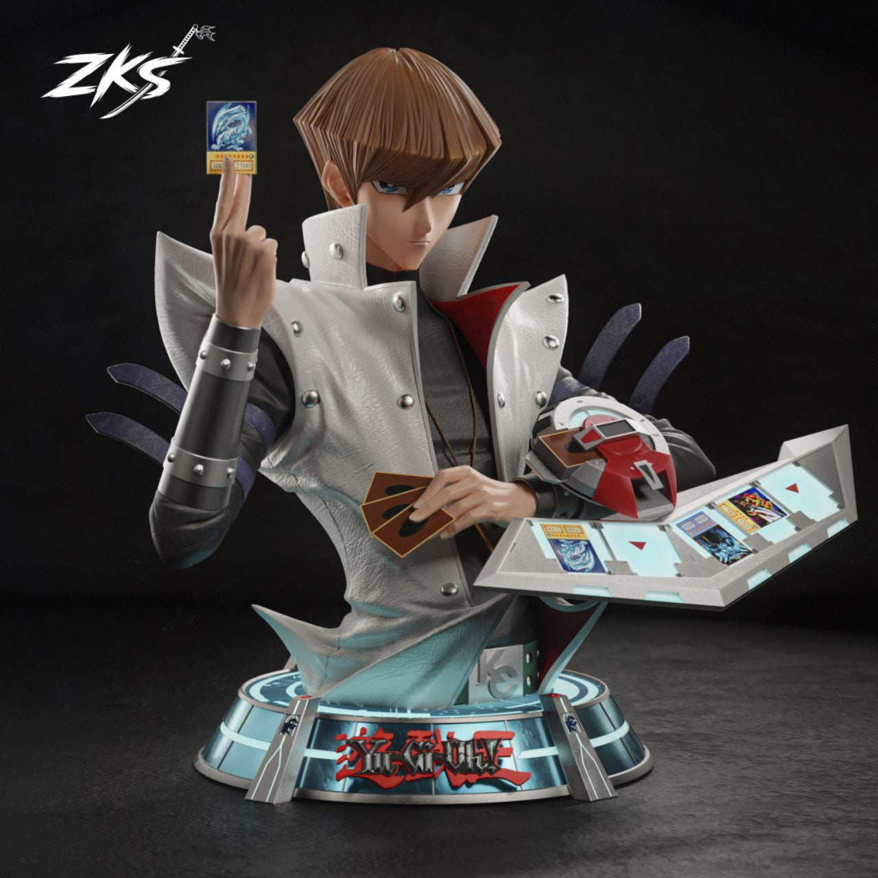 Yu-Gi-Oh! - Seto Kaiba Bust | Resin Statue | by Zenkai Studio