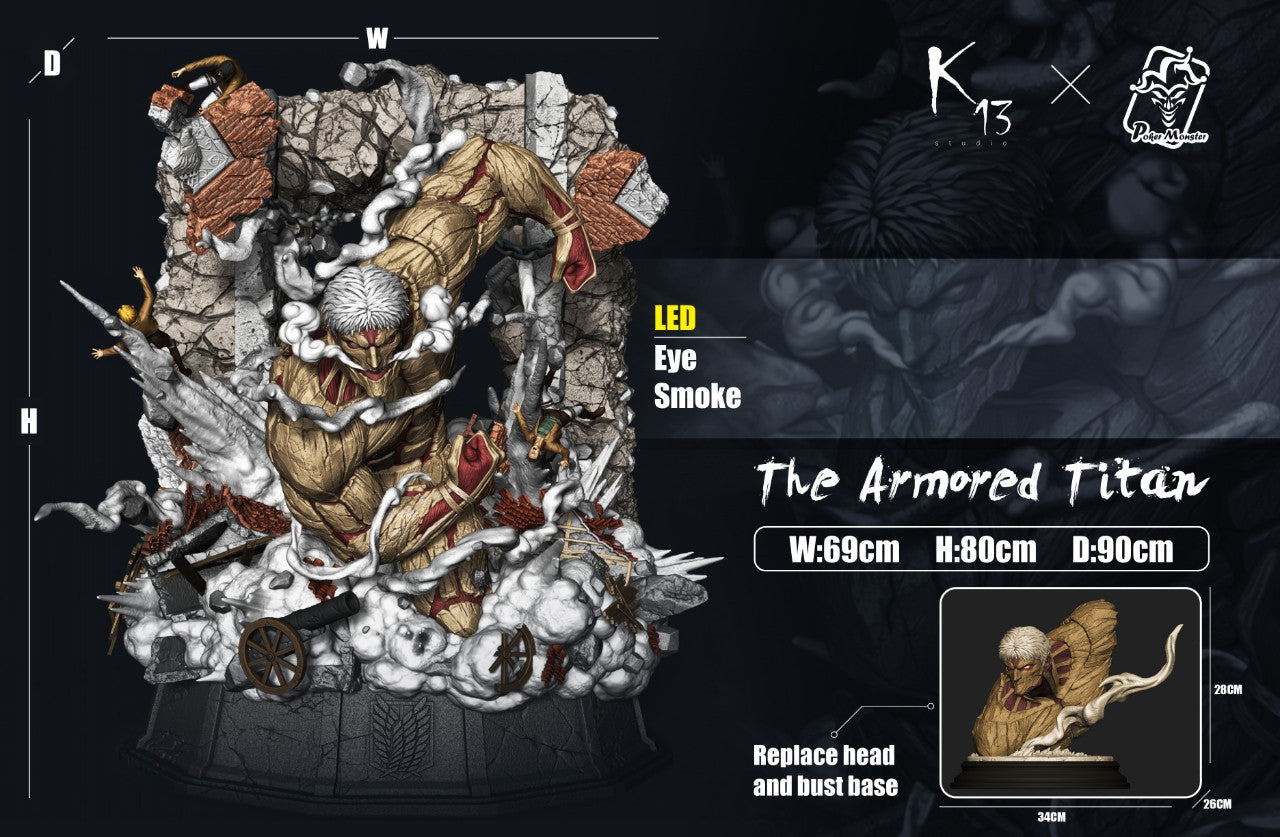 Attack on Titan - Armored Titan | Resin Statue | by K13 Studio
