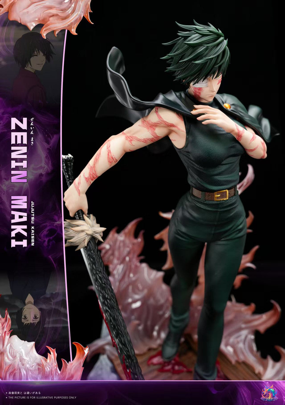 Jujutsu Kaisen - Zenin Maki | Resin Statue | by YQY Studio