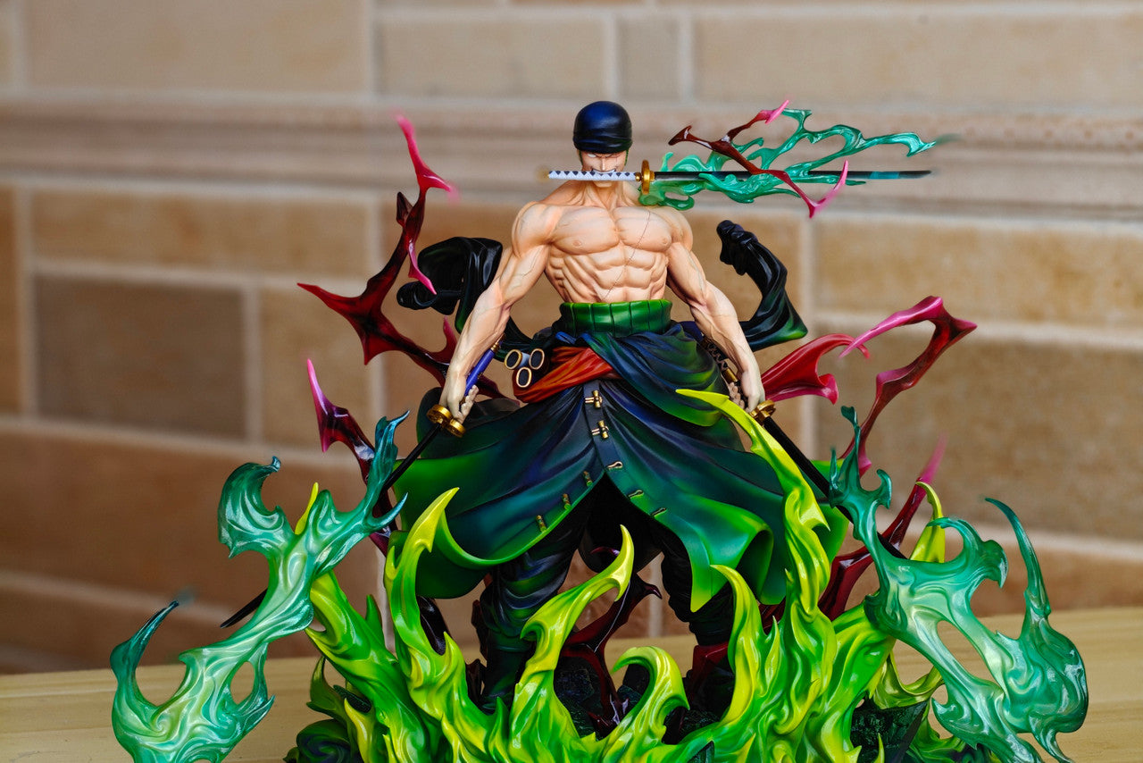 One Piece - Zoro King of Hell | Resin Statue | by SY & LX Studio