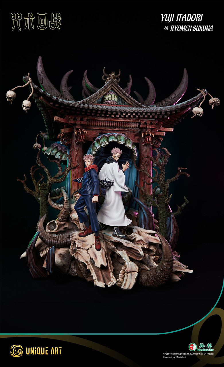 Jujutsju Kaisen - Itadori Yuji & Ryomen Sukuna | 1:6 Resin Statue | by Unique Art Studio