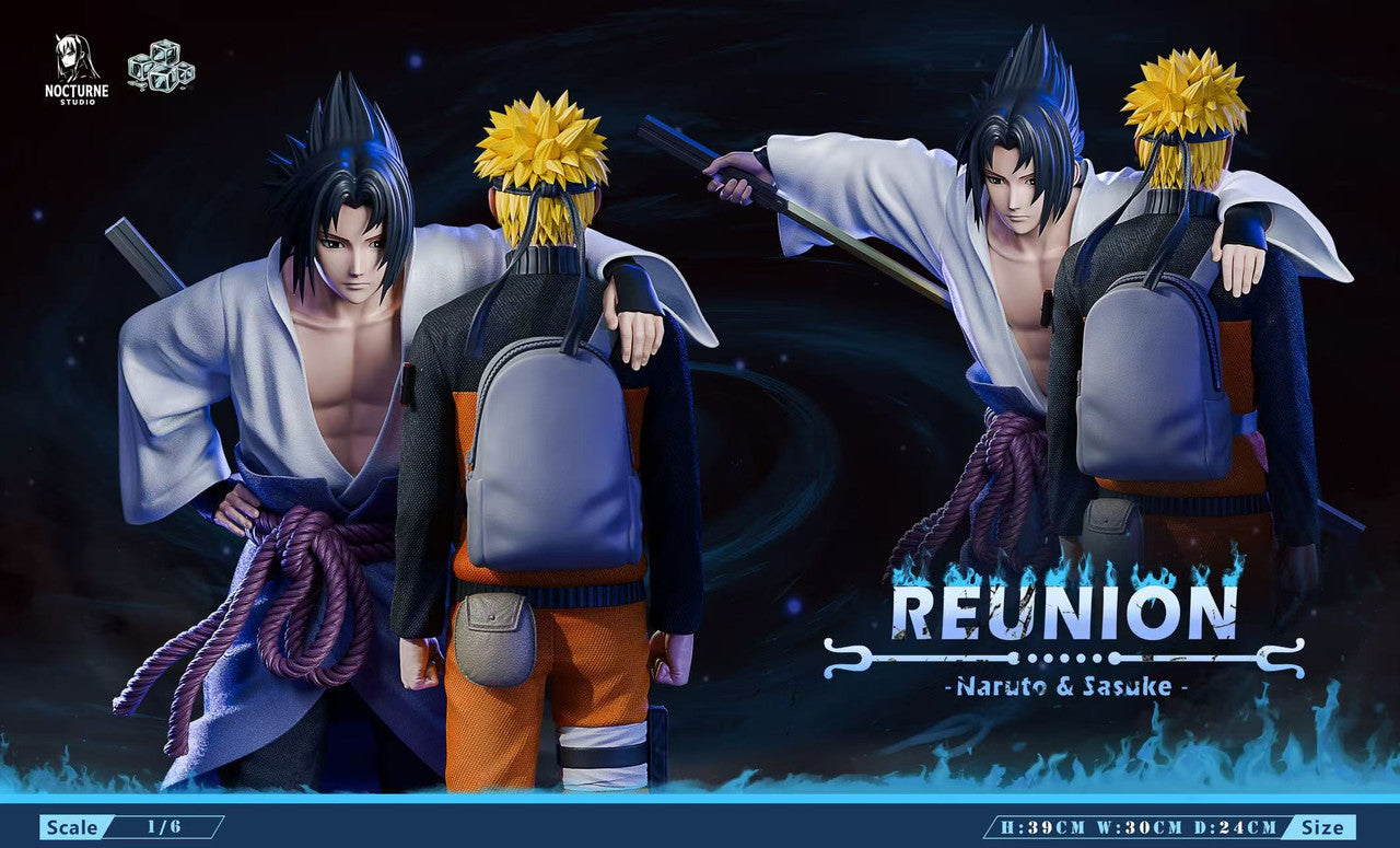 Naruto - The Reunion Naruto & Sasuke | 1:6 Resin Statue | by Nocturne Studio × ICE