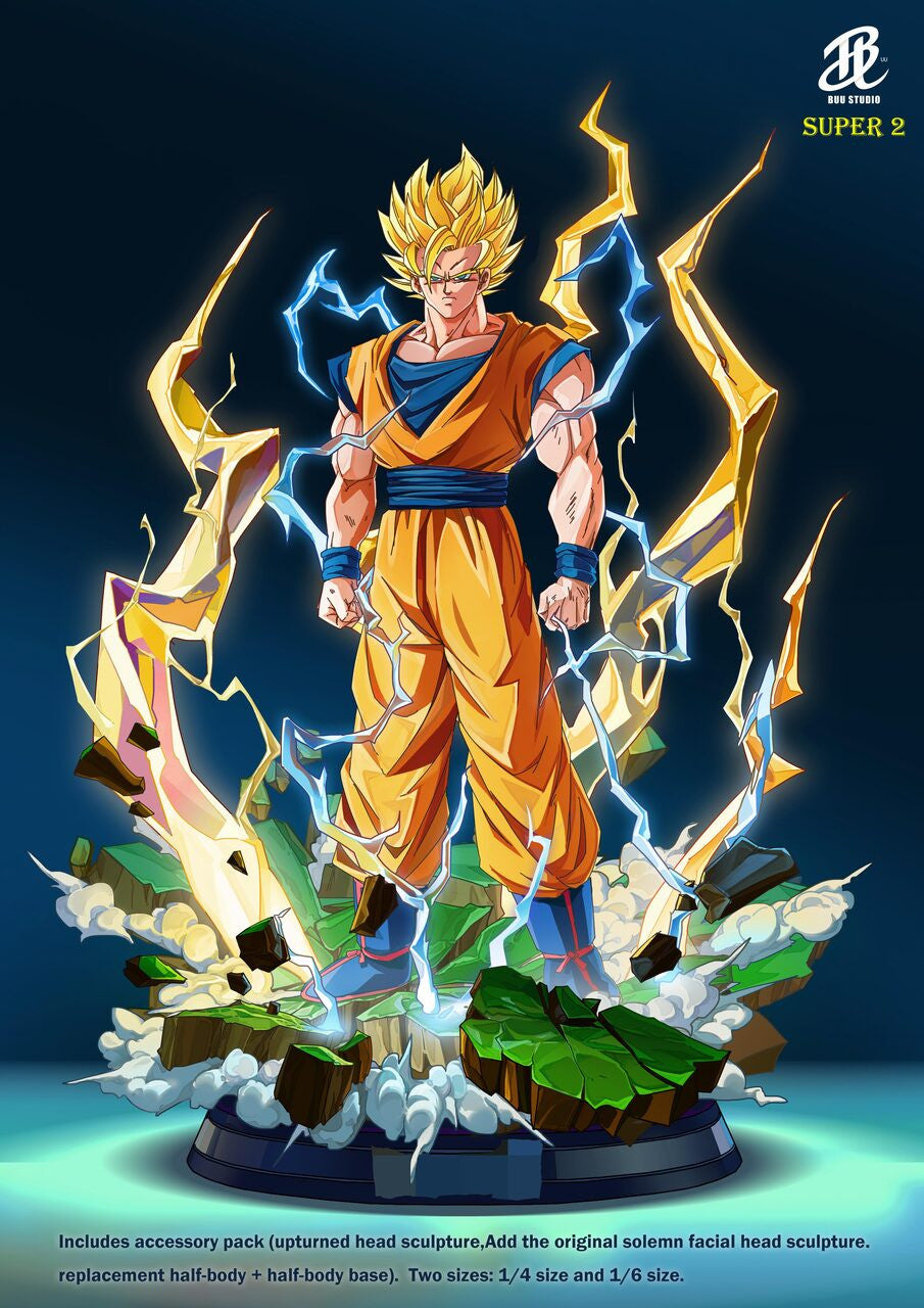 Dragon Ball Z - SSJ2 Goku | 1:6/1:4 Resin Statue | by Buu Studio